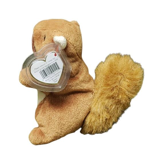 TY Beanie Babies Nuts The Squirrel • Plush - Picture 2 of 7
